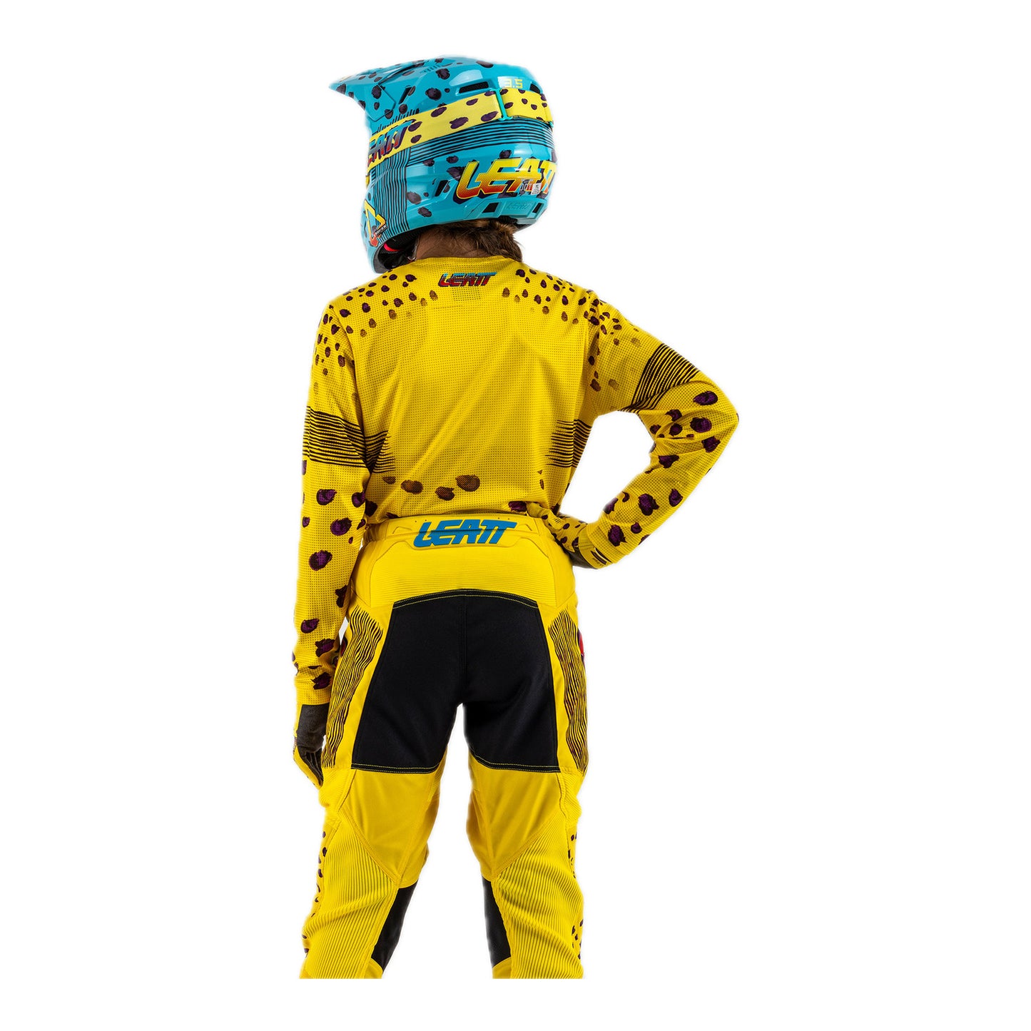 Leatt 2025 3.5 Junior Ride Kit - Cheetah (XL/EU150/160cm)