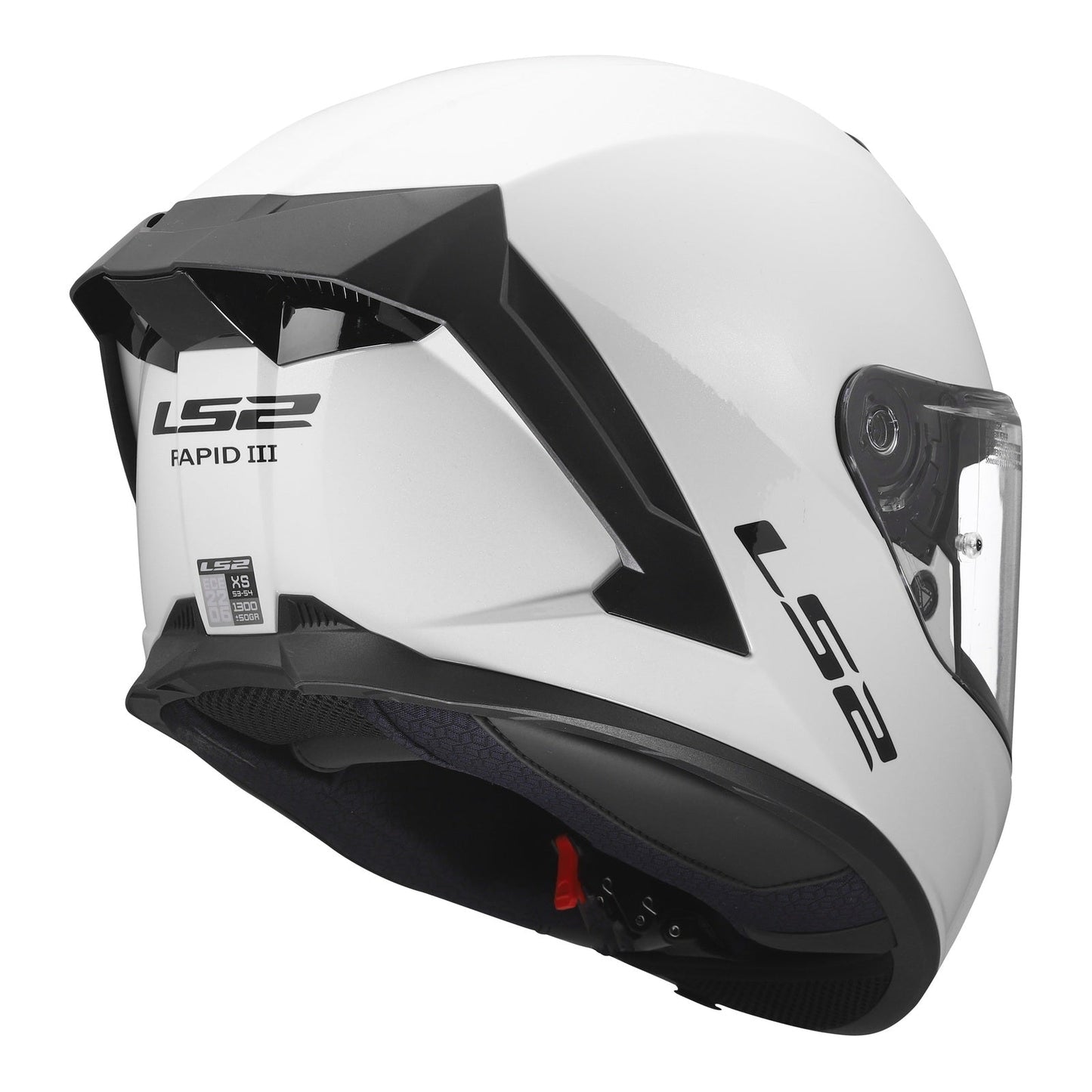 LS2 FF820 Rapid III Solid Helmet – Gloss White