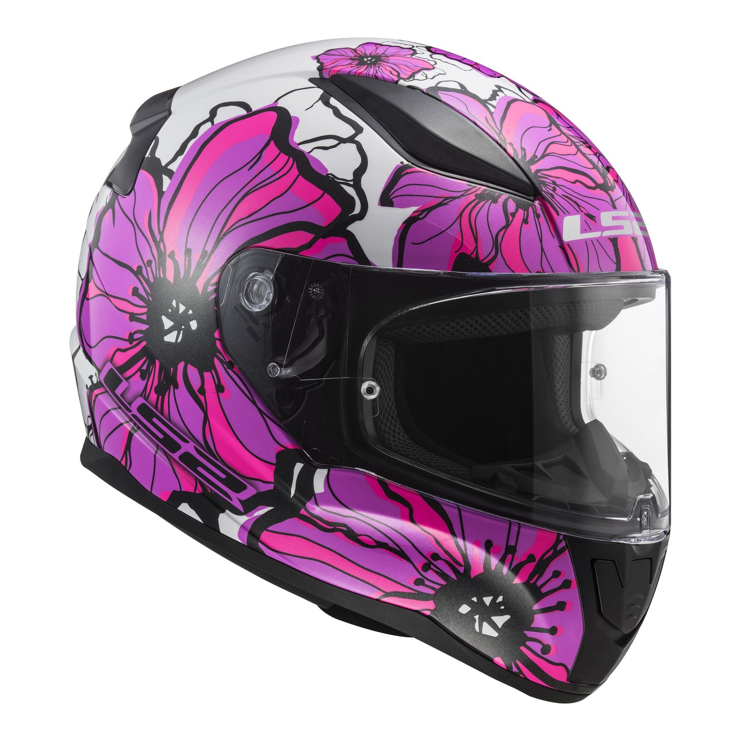 LS2 FF353 RAPID II HELMET - POPPIES PINK