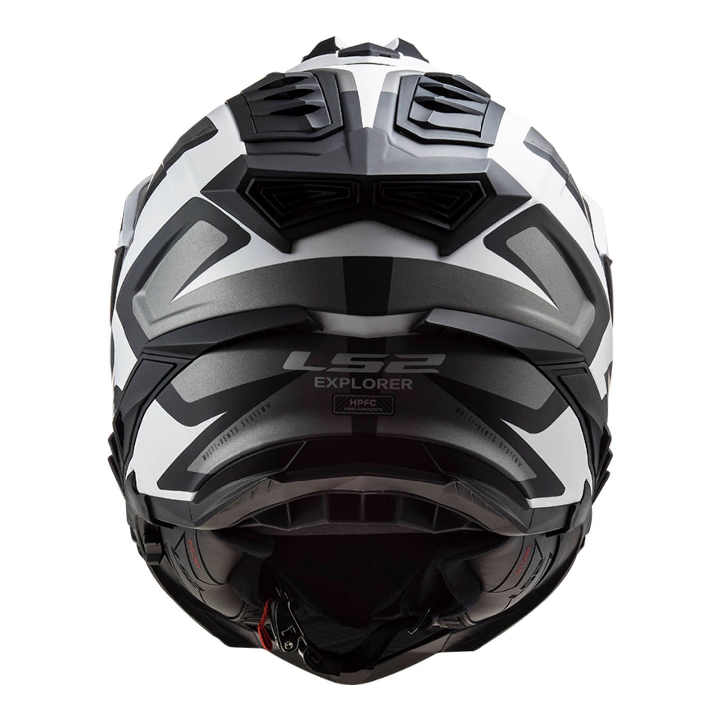 LS2 MX701 EXPLORER HPFC ALTER HELMET - MATTE BLACK/WHITE