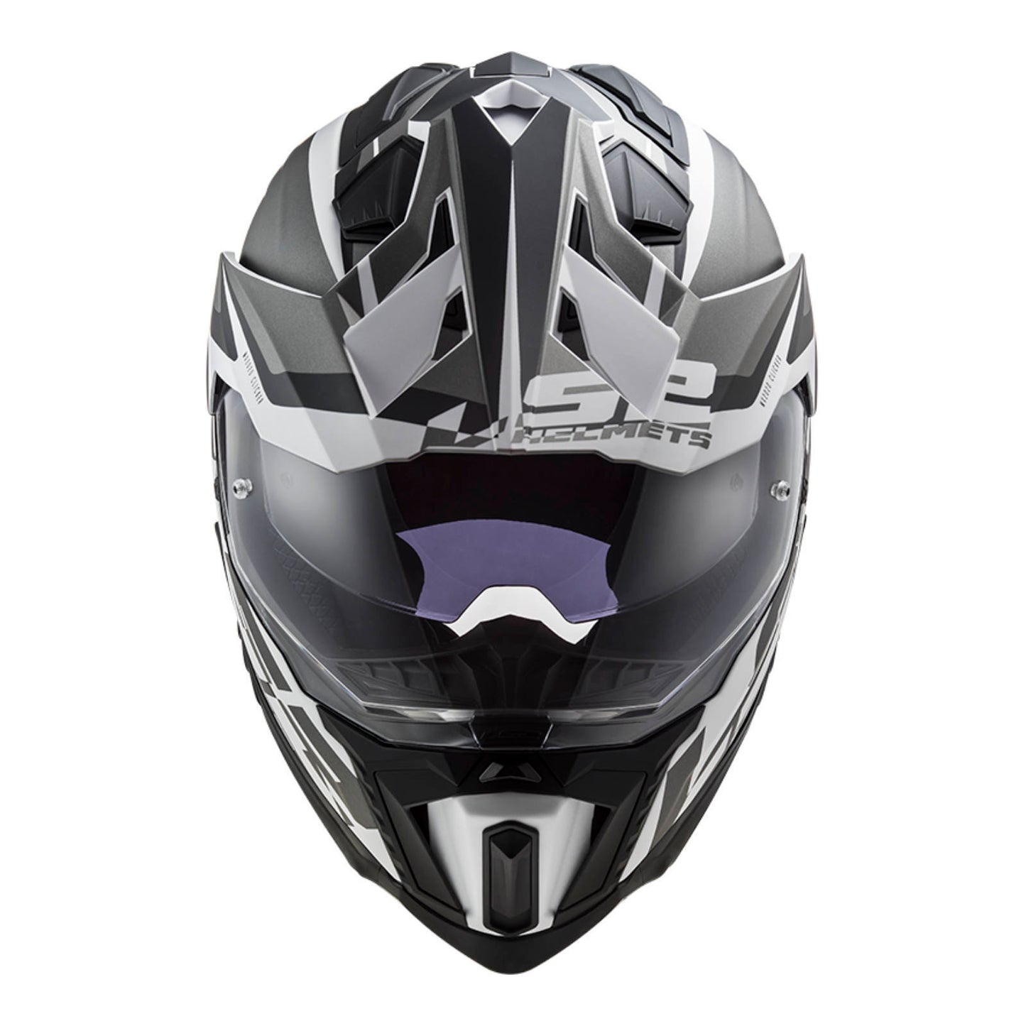LS2 MX701 EXPLORER HPFC ALTER HELMET - MATTE BLACK/WHITE
