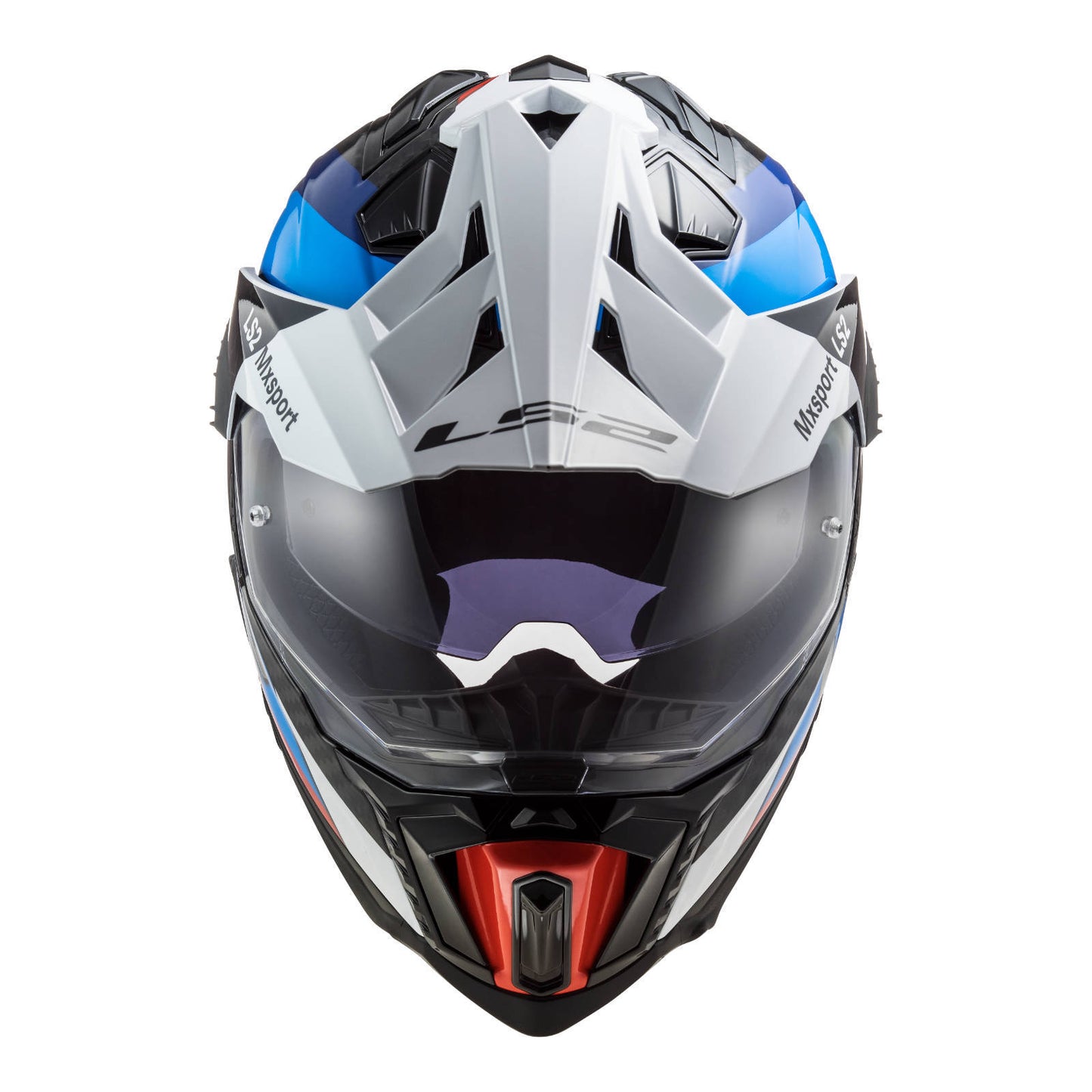 LS2 MX701 EXPLRER CARBON FRONTIER HELMET - BLACK/BLUE