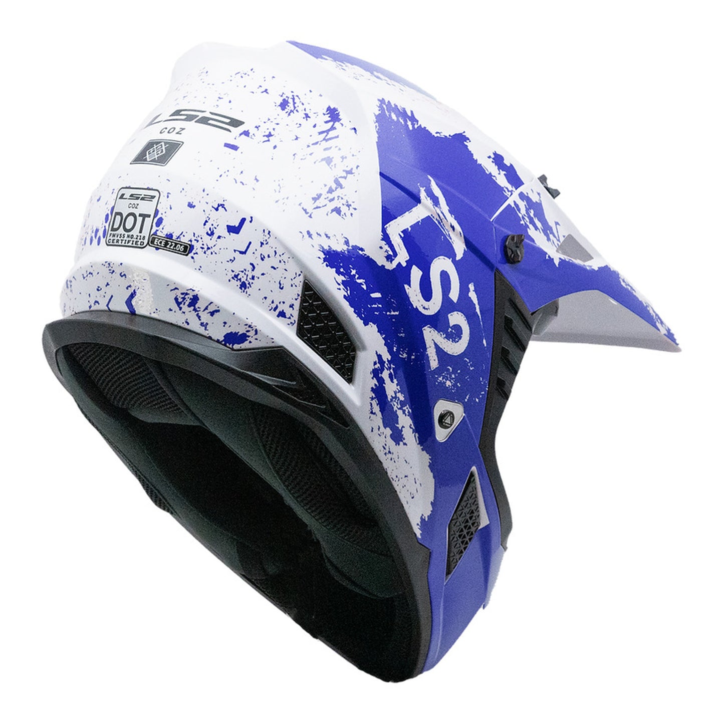 LS2 MX706 COZ HYDE HELMET - BLUE/WHITE