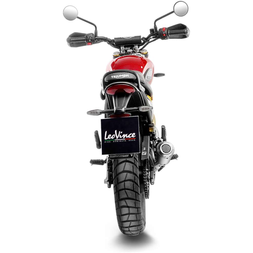 LEOVINCE LV-10 SLIP-ON FOR SPEED 400 / SCRAMBLER 400 \'24> - STAINLESS