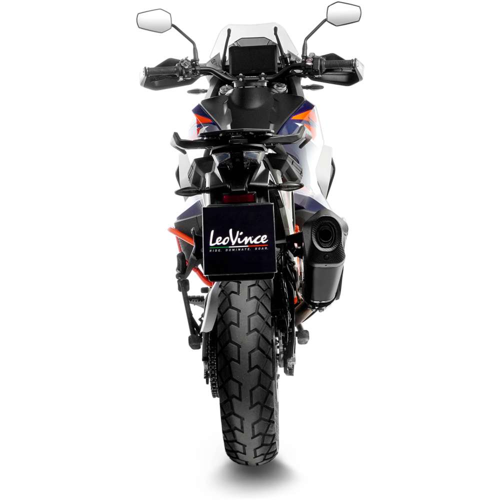 LEOVINCE SLIP-ON LV-12 R BLACK EDITION FOR 1290 ADVENTURE R/S 21> (fits with original panniers)