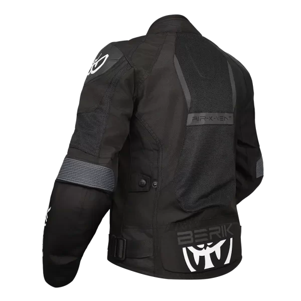 BERIK VIVERE TEXTILE LADY JACKET - BLACK/GREY