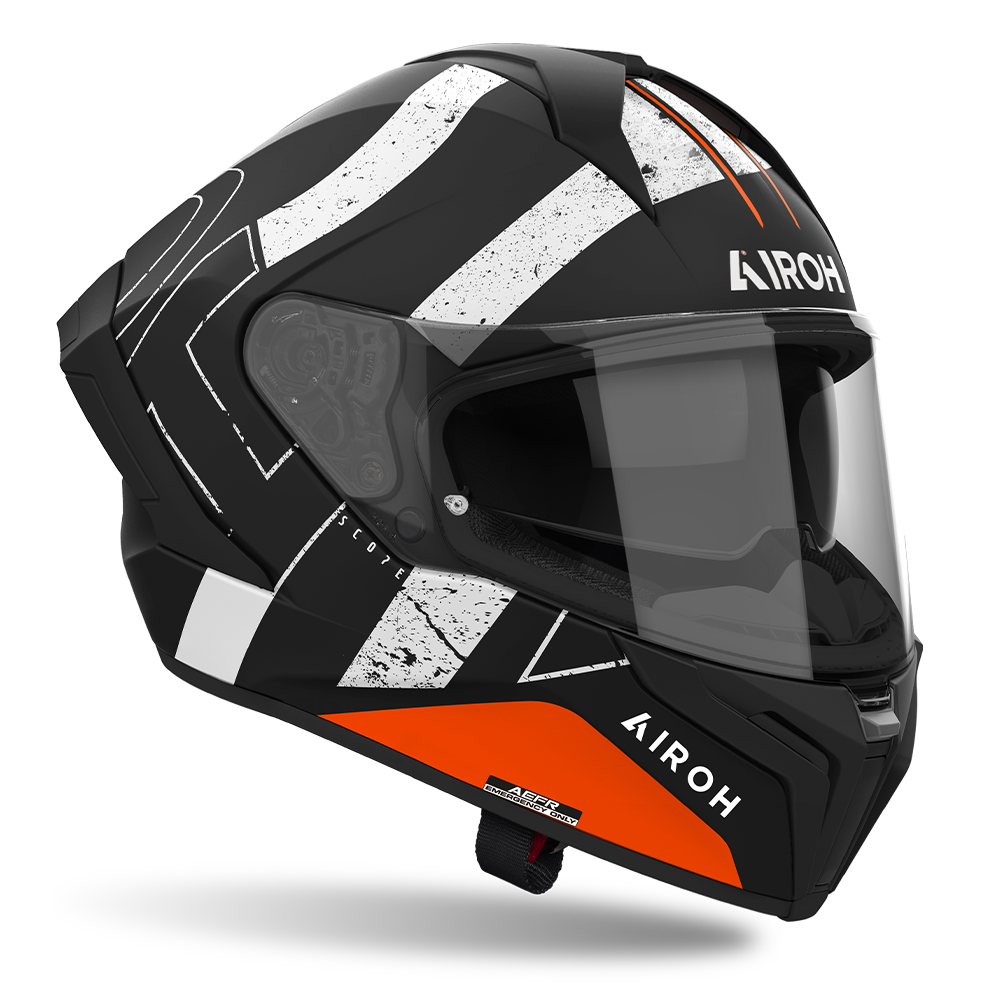 AIROH MATRYX HELMET - SCOPE ORANGE MATT