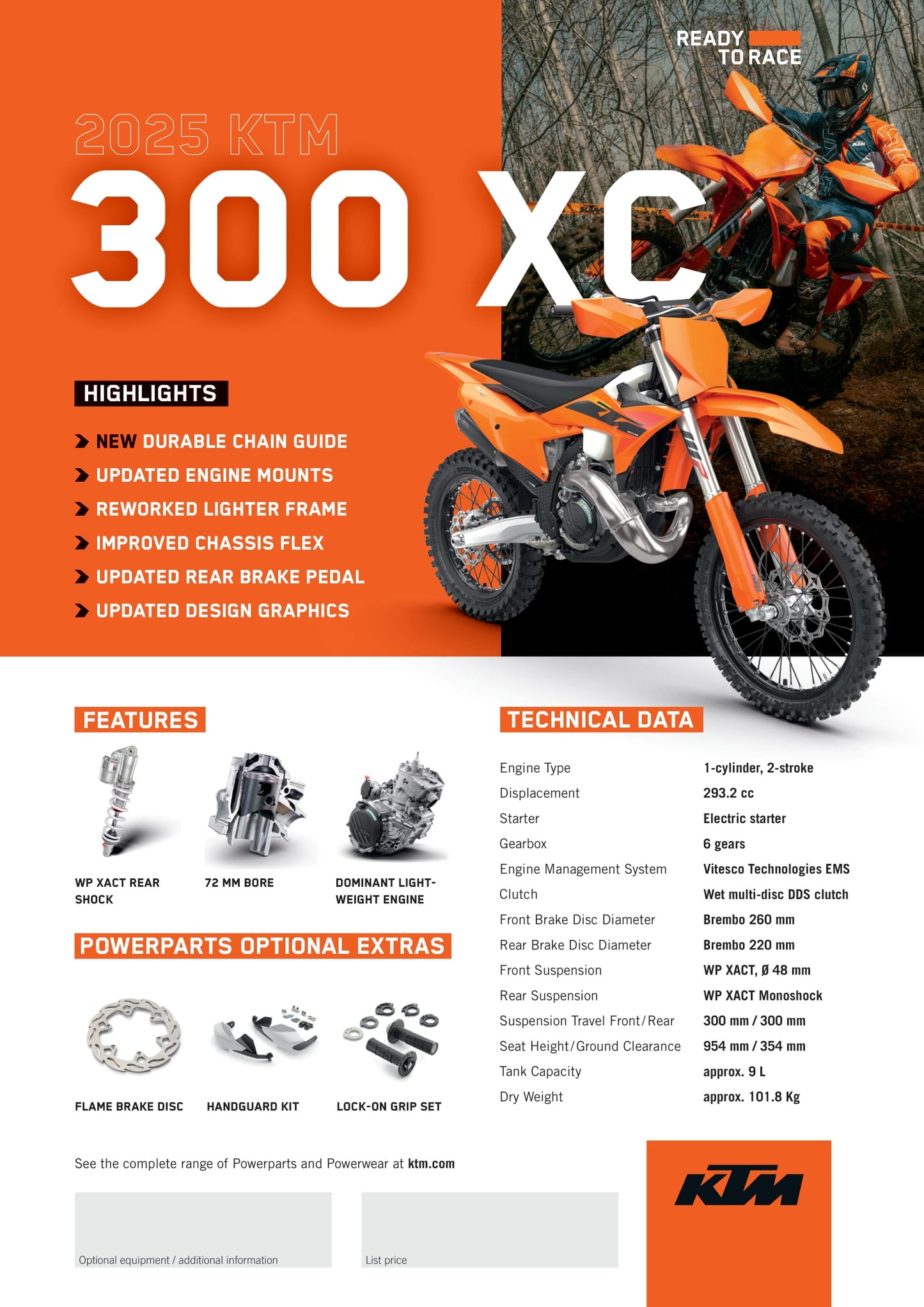 2025 KTM 300 XC