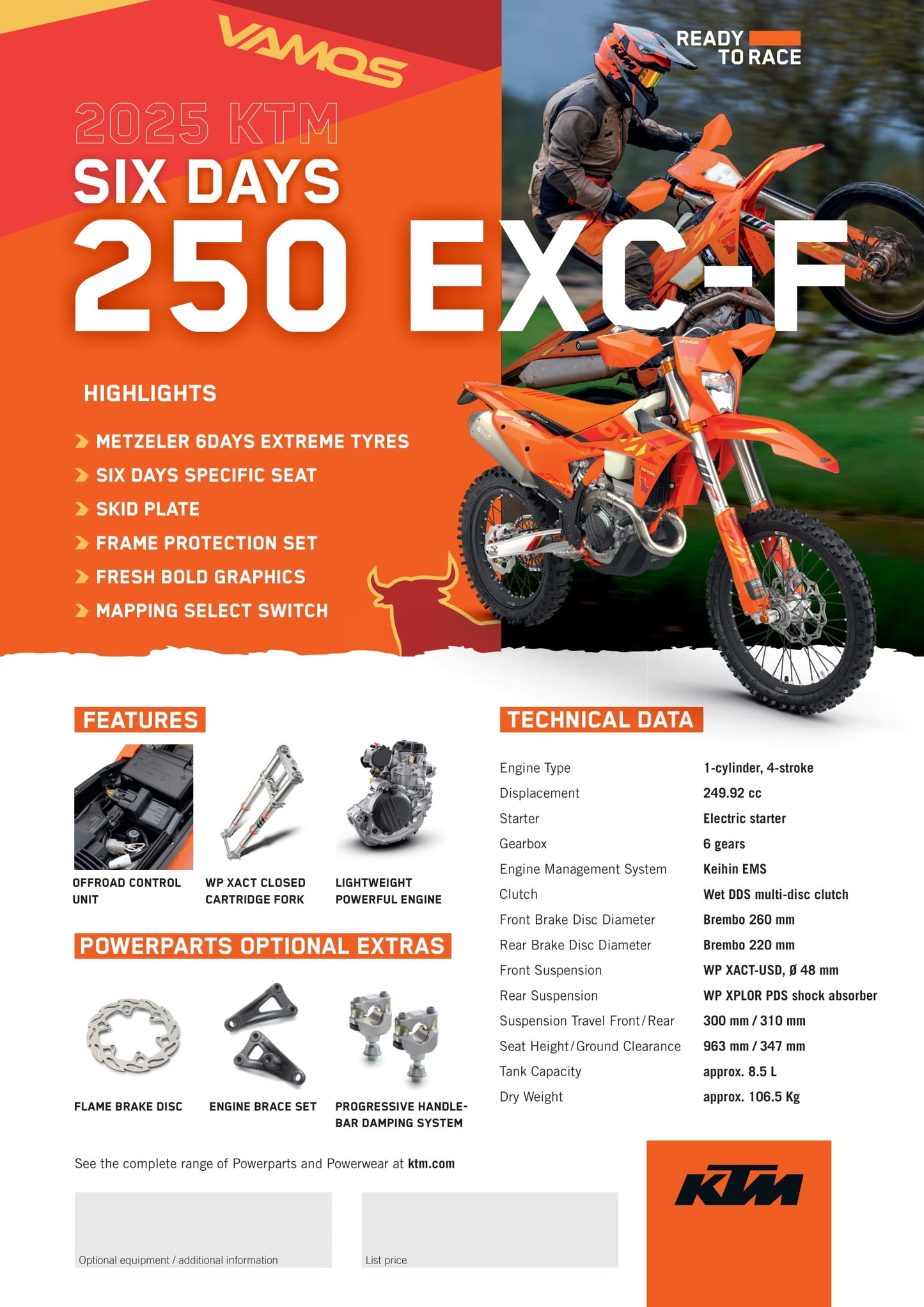 2025 KTM 250 EXC-F