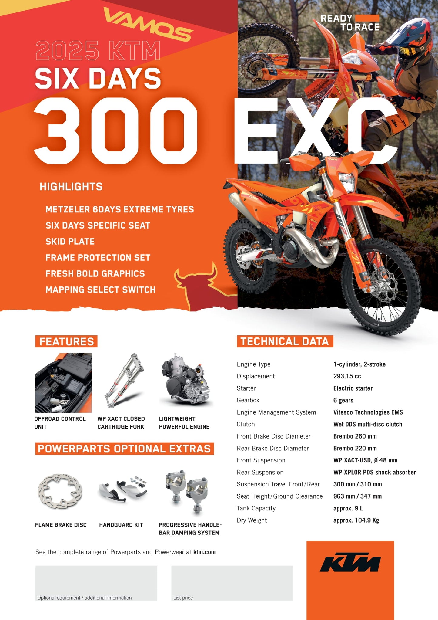 2025 KTM 300 EXC SIX DAYS