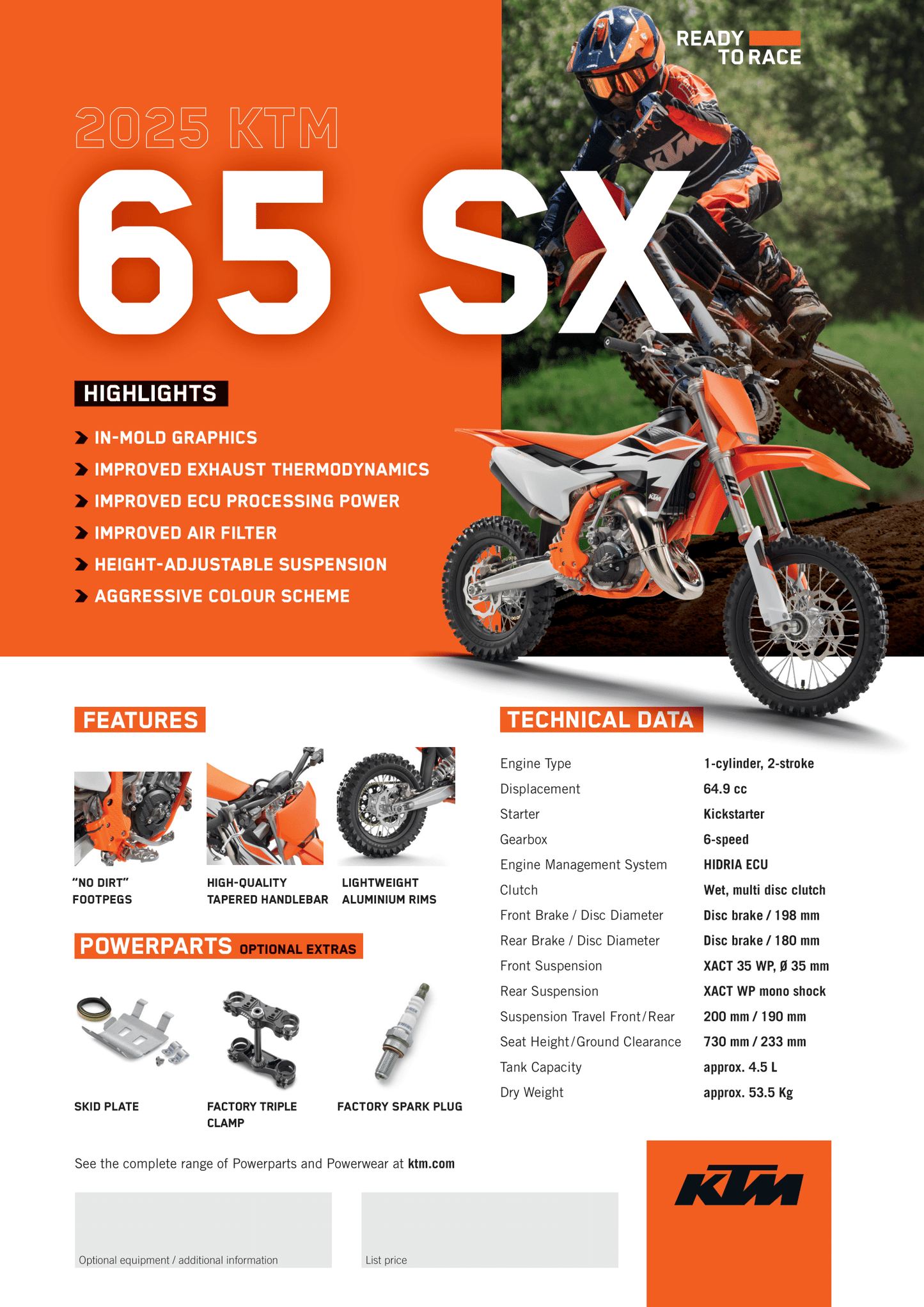 2025 KTM 65 SX