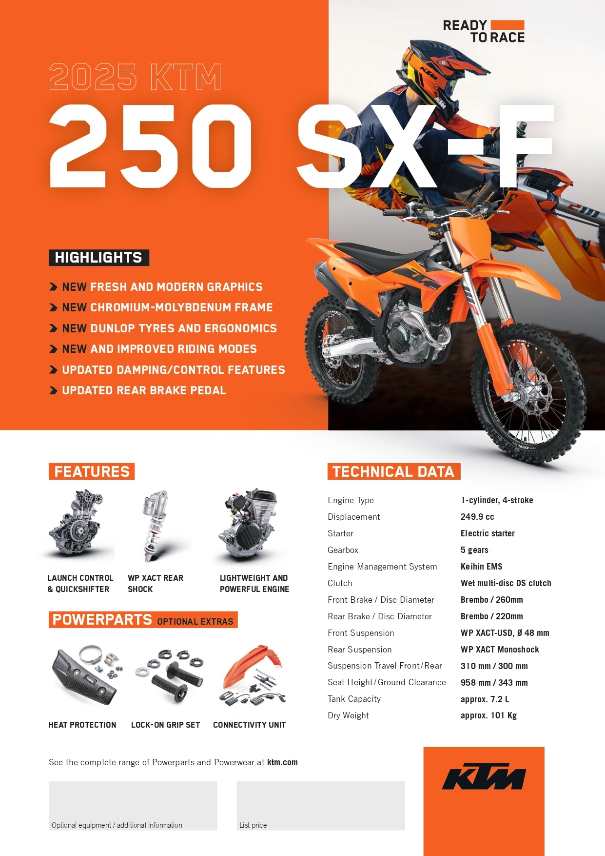 2025 KTM 250 SX-F