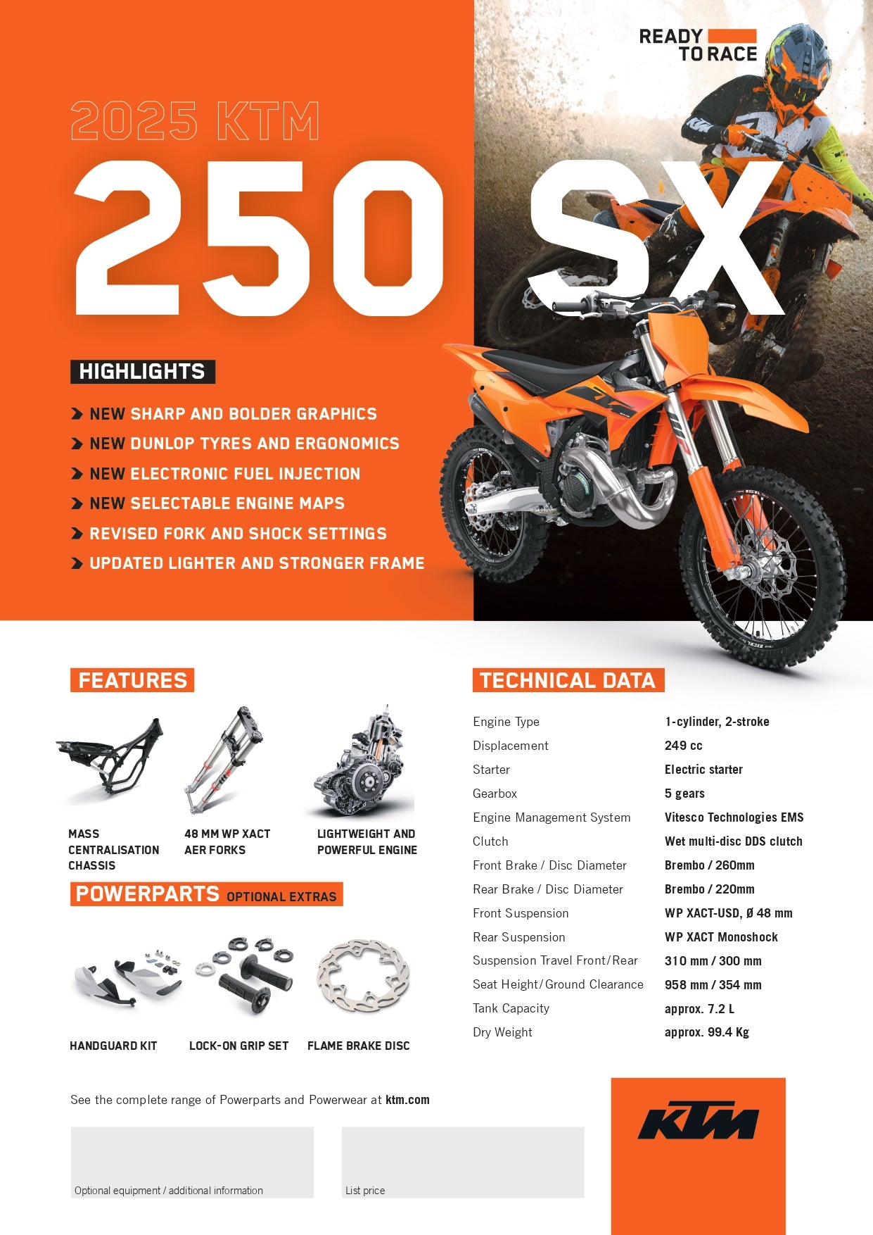 2025 KTM 250 SX