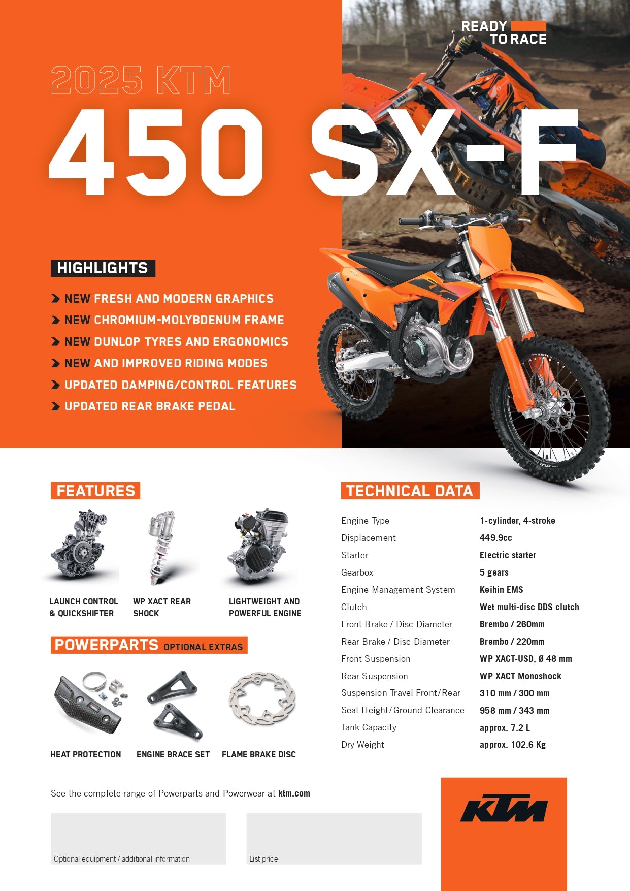 2025 KTM 450 SX-F