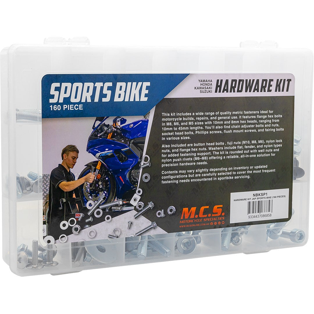 MCS Sportsbike Bolt Kit Pro Pack (160pc) - sold by Cully's Yamaha