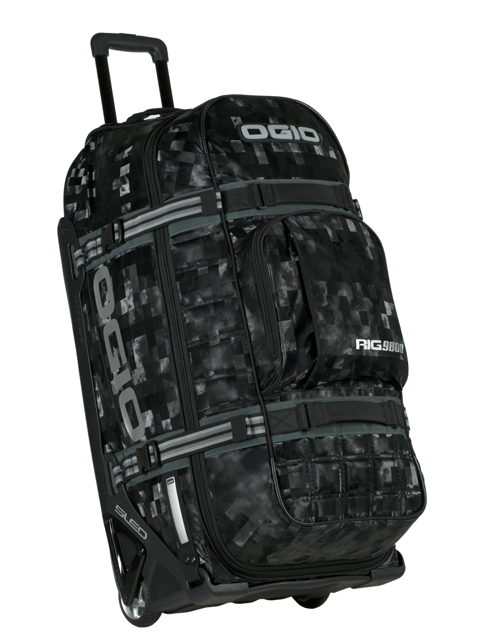 OGIO RIG 9800 (WHEELED) GEAR BAG - CLOUD RACER BLACK GREY