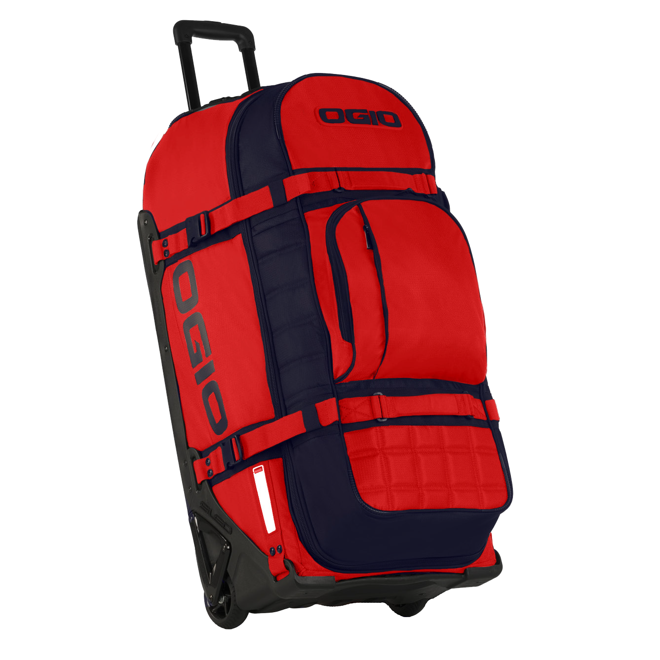 OGIO RIG 9800 (WHEELED) GEAR BAG - NAVY BLUE/RED