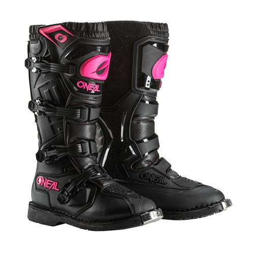 ONEAL RIDER PRO KIDS BOOTS - BLACK/PINK