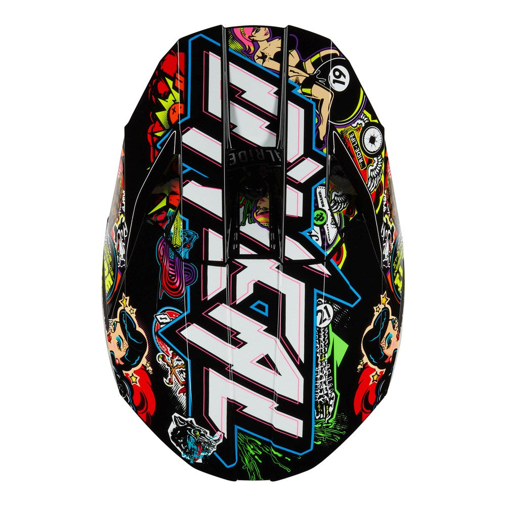 ONEAL 2025 YOUTH 3SRS CRANK HELMET - MATTE MULTI