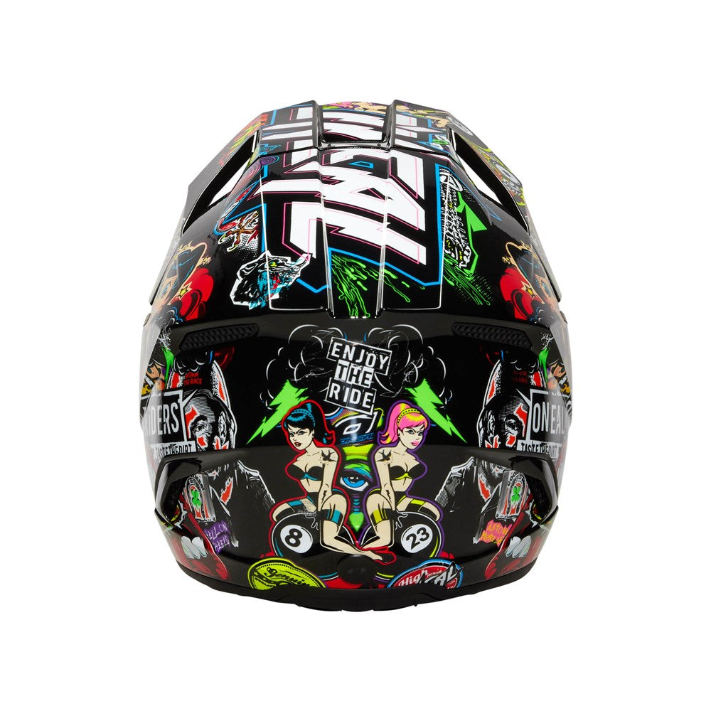 ONEAL 2025 YOUTH 3SRS CRANK HELMET - MATTE MULTI