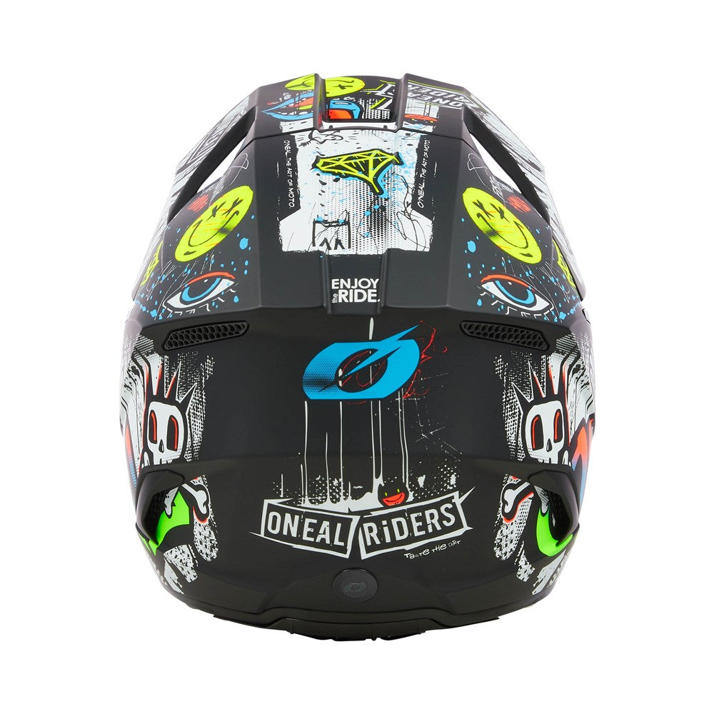 ONEAL 2025 YOUTH 3SRS RANCID HELMET - MULTI