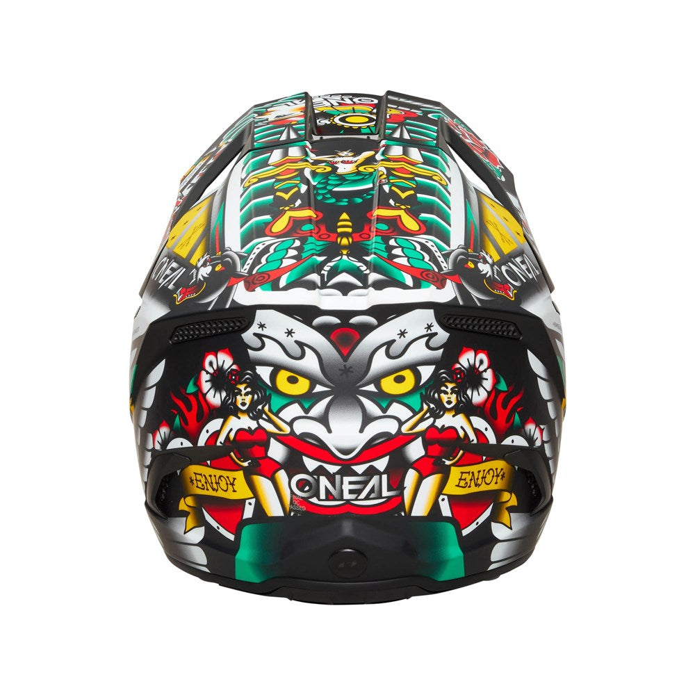 ONEAL 2025 YOUTH 3SRS INKED HELMET - MATTE MULTI