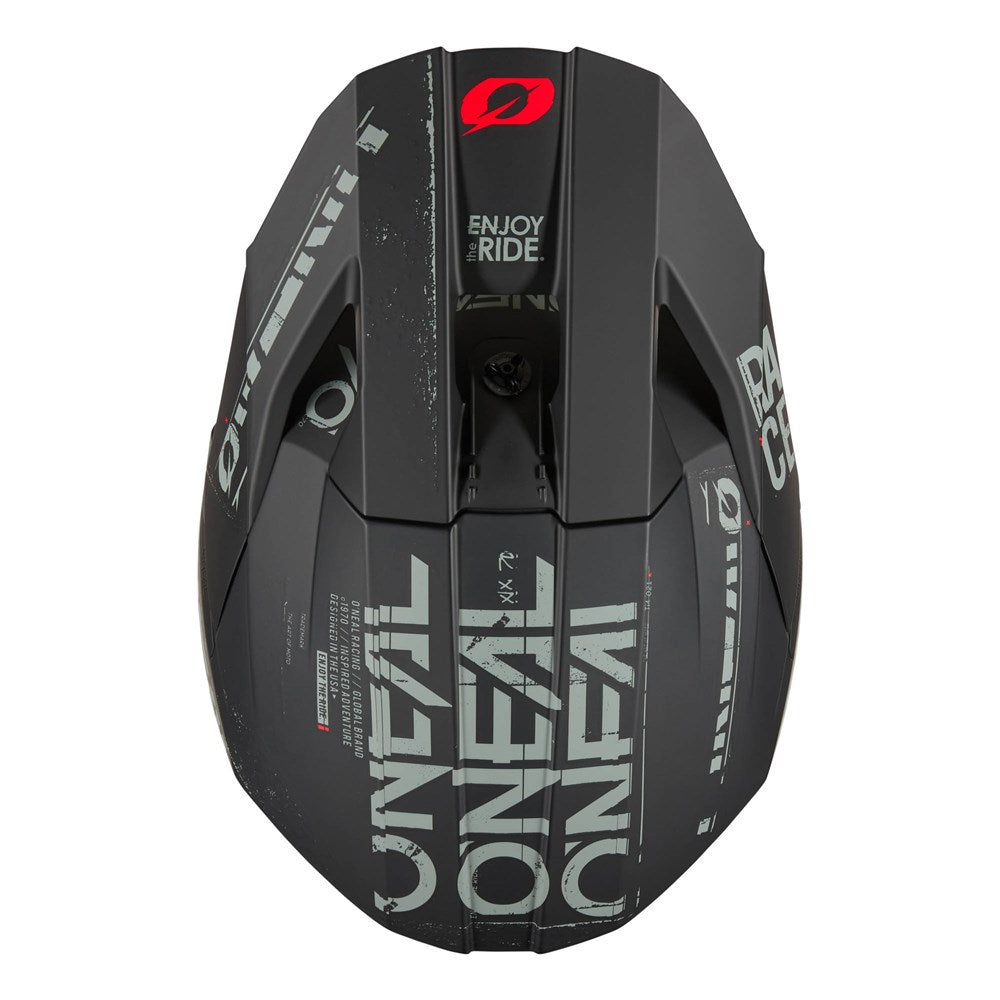 ONEAL 2025 3SRS STATIC HELMET - MATTE BLACK/GREY