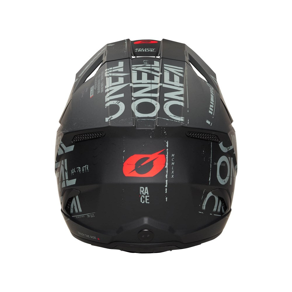 ONEAL 2025 3SRS STATIC HELMET - MATTE BLACK/GREY