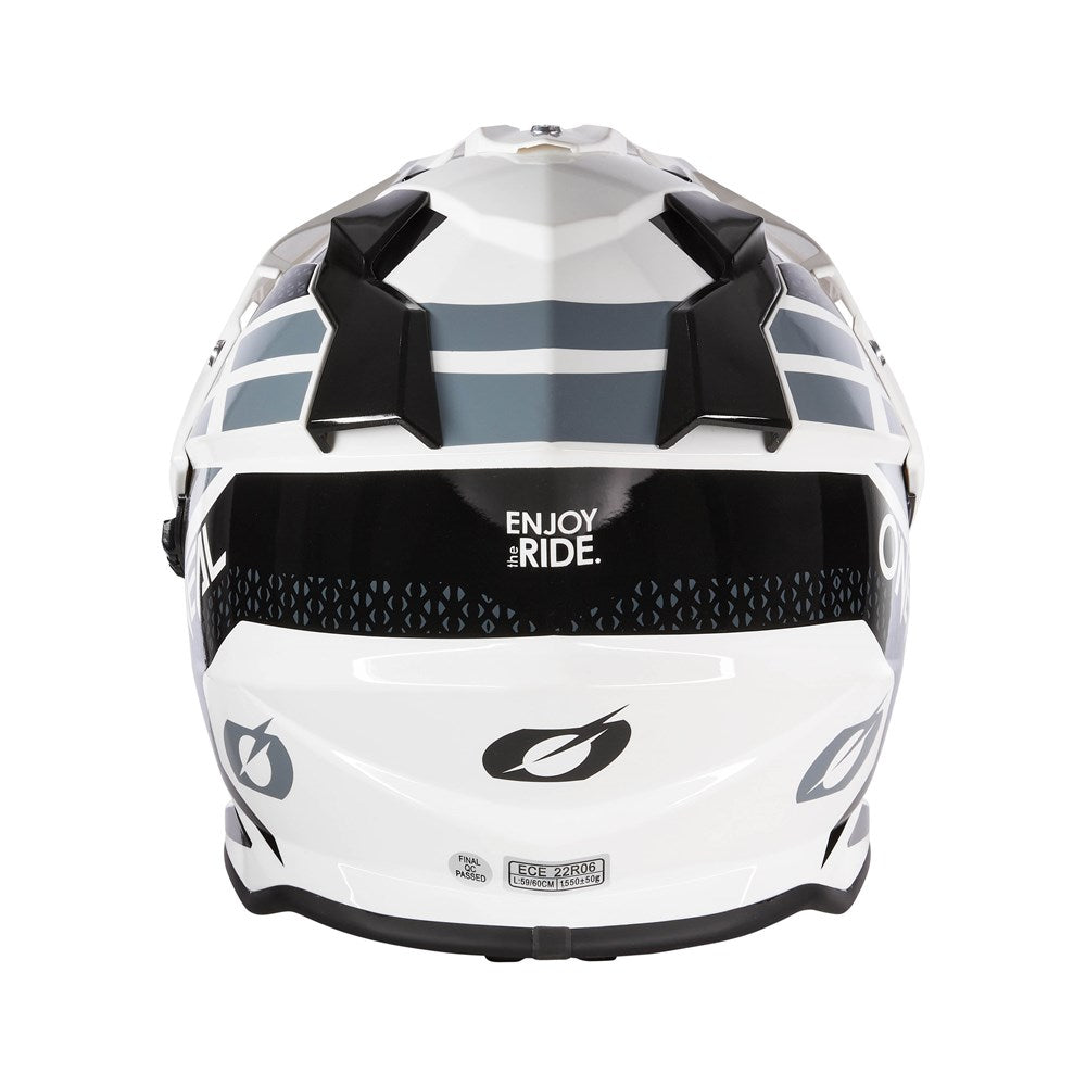 ONEAL SIERRA II R HELMET - GLOSS WHITE/BLACK/GREY