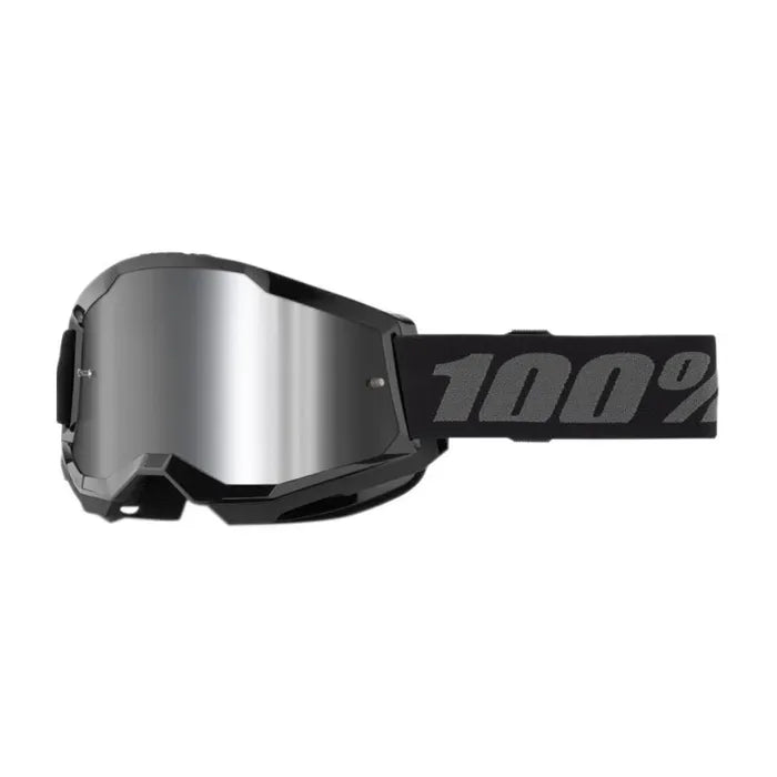 100% Accuri 2 Youth Goggles - Black (Mirror Silver Lens)