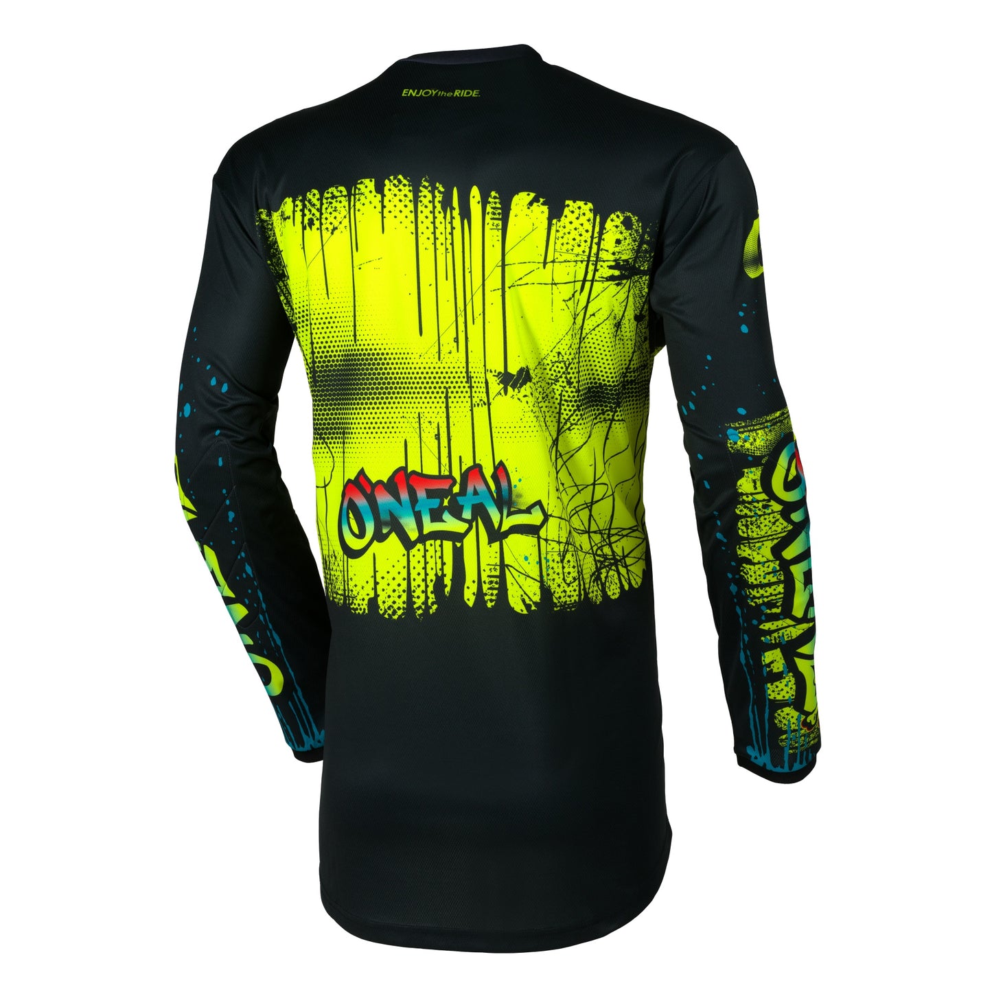 ONEAL 2026 YOUTH ELEMENT RANCID JERSEY - BLACK/NEON YELLOW