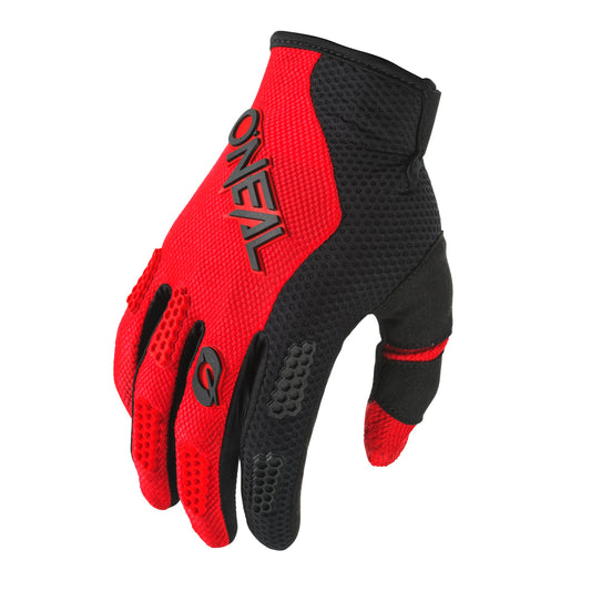 ONEAL 2024 ELEMENT RACEWEAR GLOVES - BLACK/RED