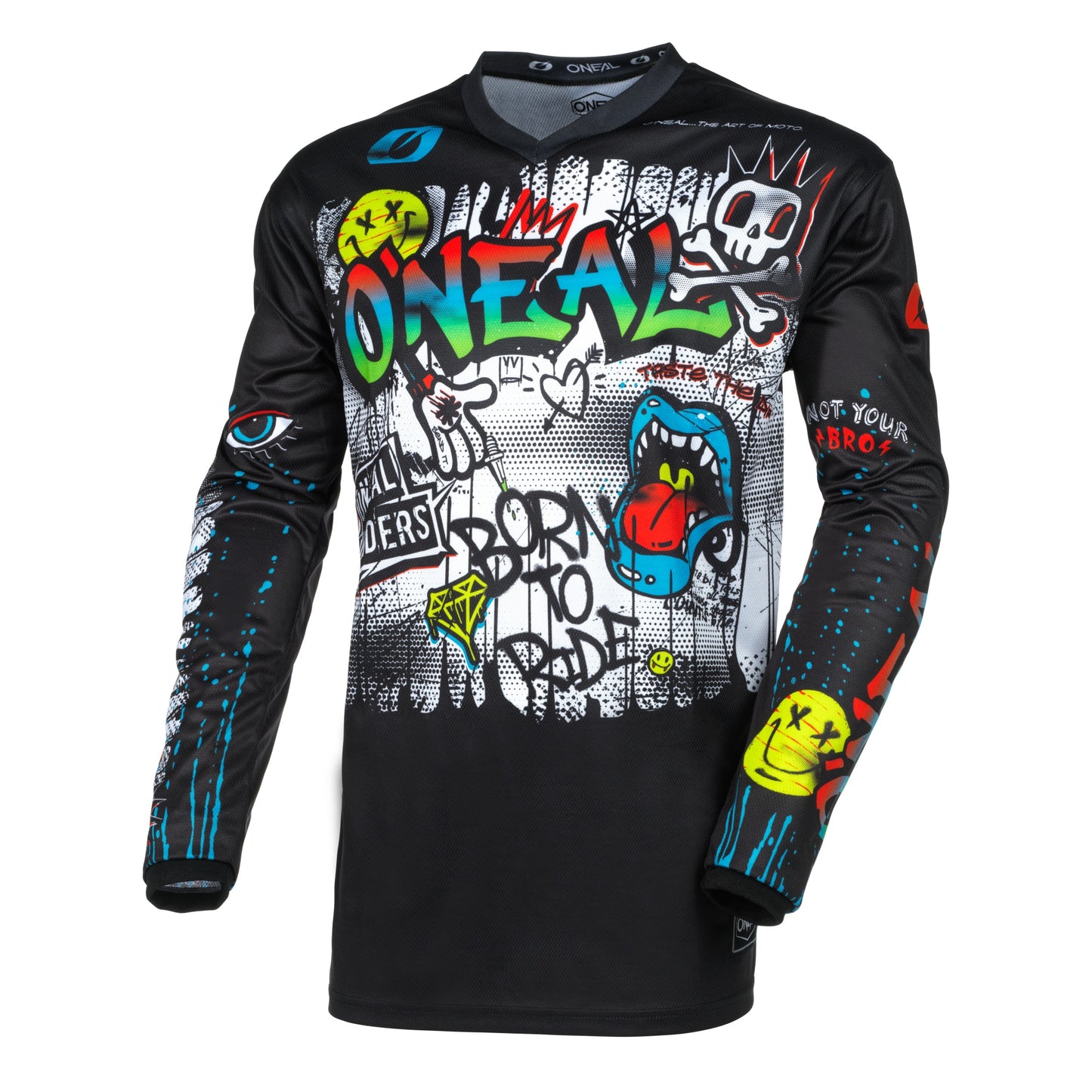 ONEAL 2026 ELEMENT RANCID JERSEY - BLACK/WHITE