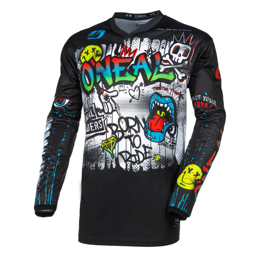 ONEAL 2024 ELEMENT RANCID JERSEY - BLACK/WHITE