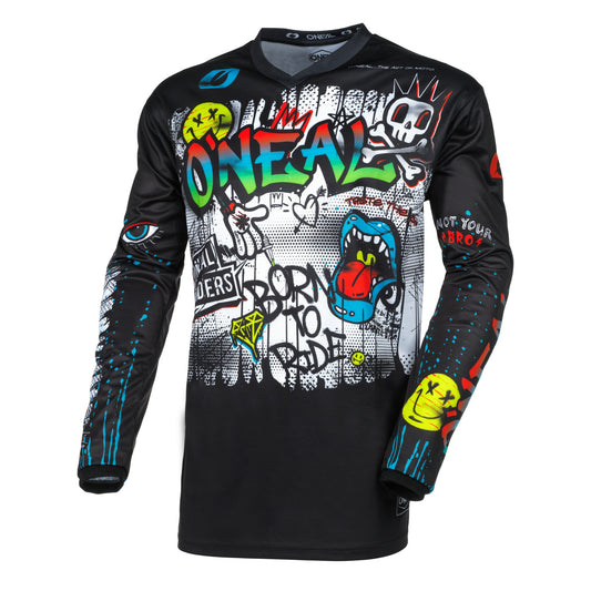ONEAL 2026 ELEMENT RANCID JERSEY - BLACK/WHITE