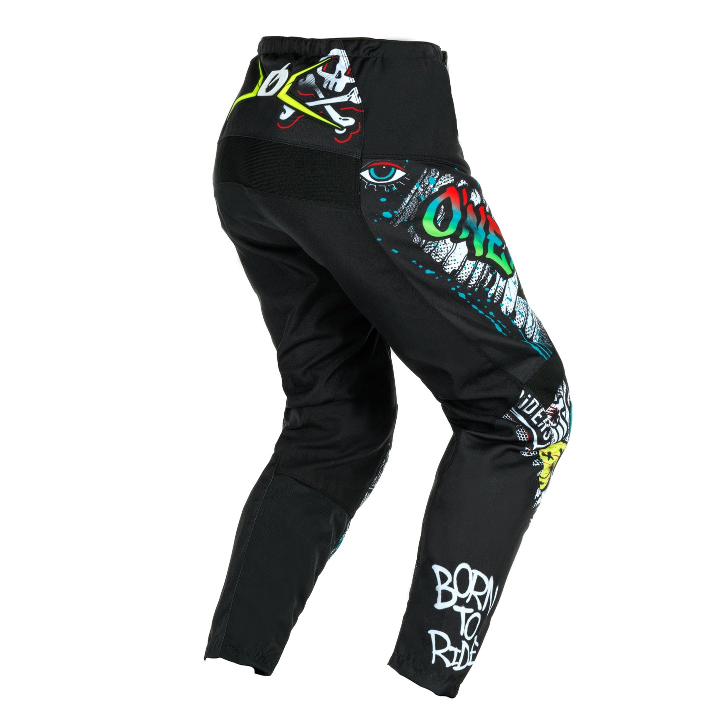 ONEAL 2024 YOUTH ELEMENT RANCID PANTS - BLACK/WHITE