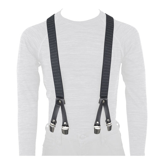 Oxford Riggers Braces Chic Black