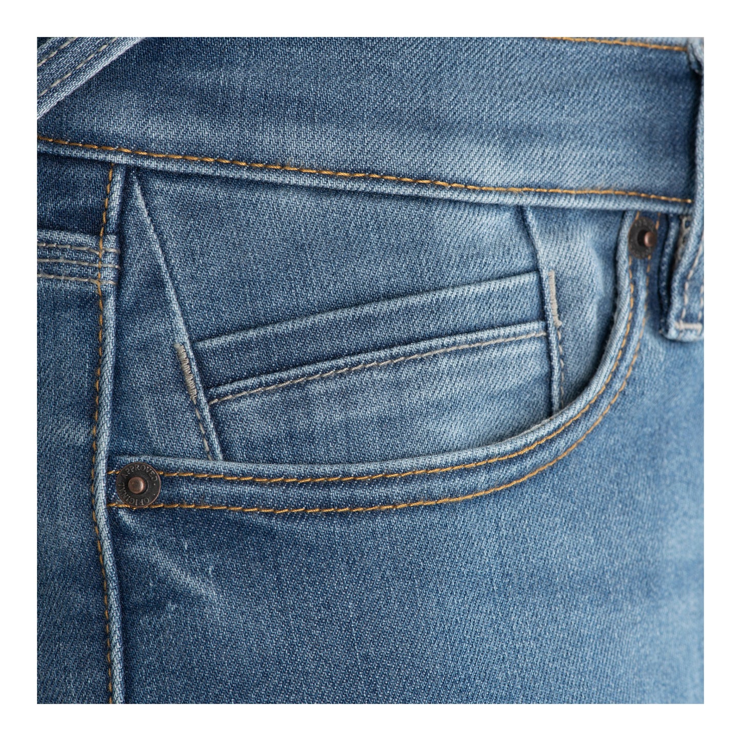 Oxford AA Men\'s Straight Jean - Mid Blue (Regular) (30)
