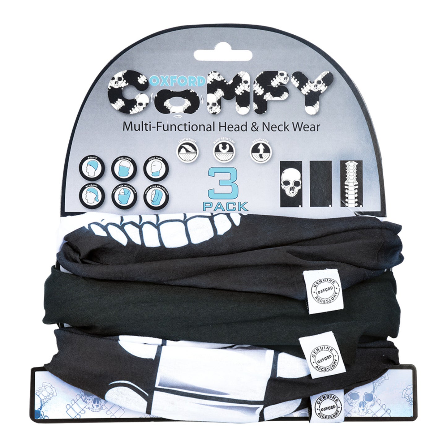 Oxford Comfy Skeleton 3 Pack