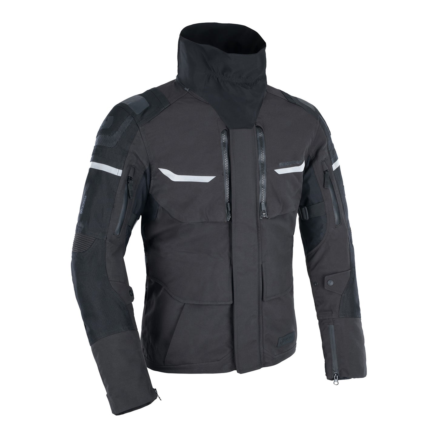 Oxford Stormland Dry2Dry Men\'s Leather Jacket - Black (2XL)