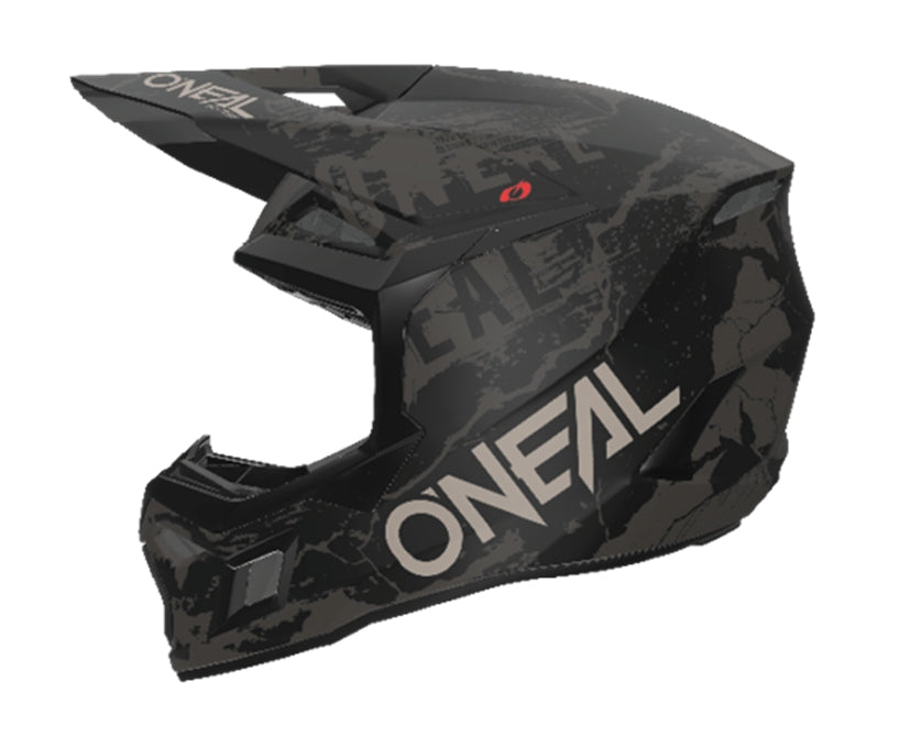 Oneal 2027 3SRS Acid Helmet - Black/Grey