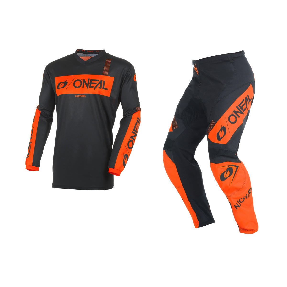 Oneal 2027 Element Racewear Gear Set - Black/Orange