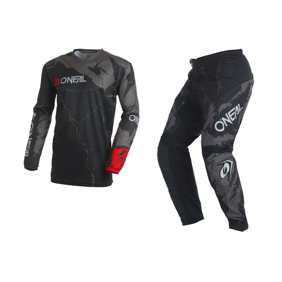 Oneal 2027 Element Youth Acid Gear Set - Black/Grey