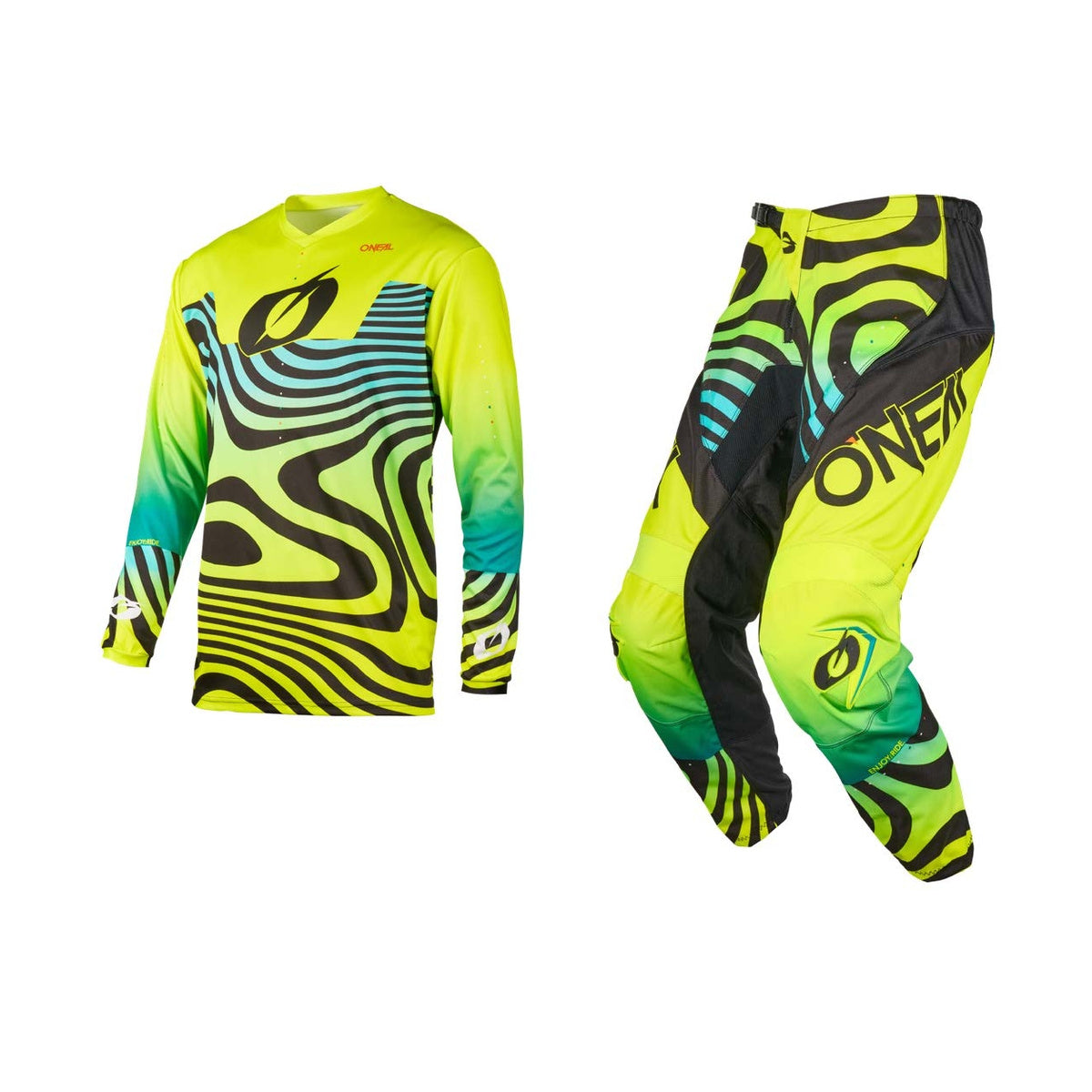 Oneal 2027 Element Youth Nova Gear Set - Neon Yellow