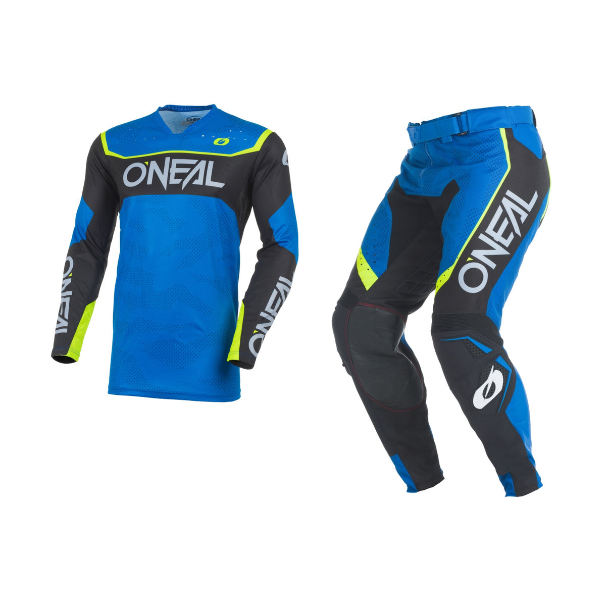 Oneal 2027 Hardwear Camo Gear Set - Blue/Black