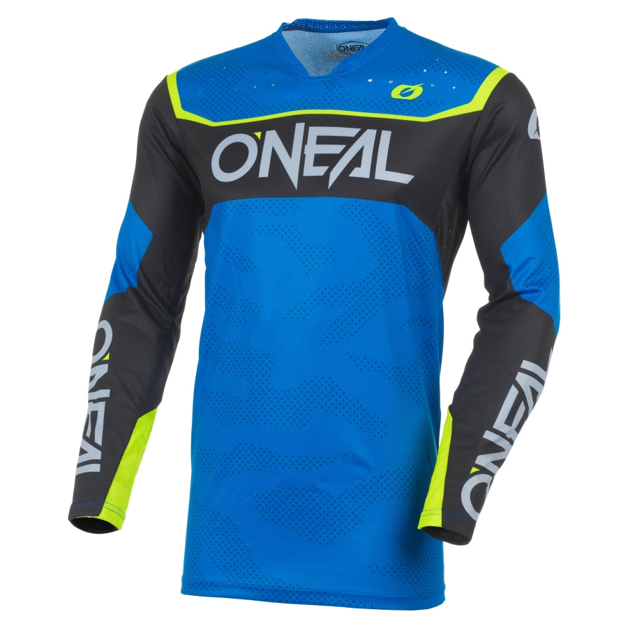 Oneal 2027 Hardwear Camo Jersey - Blue/Black