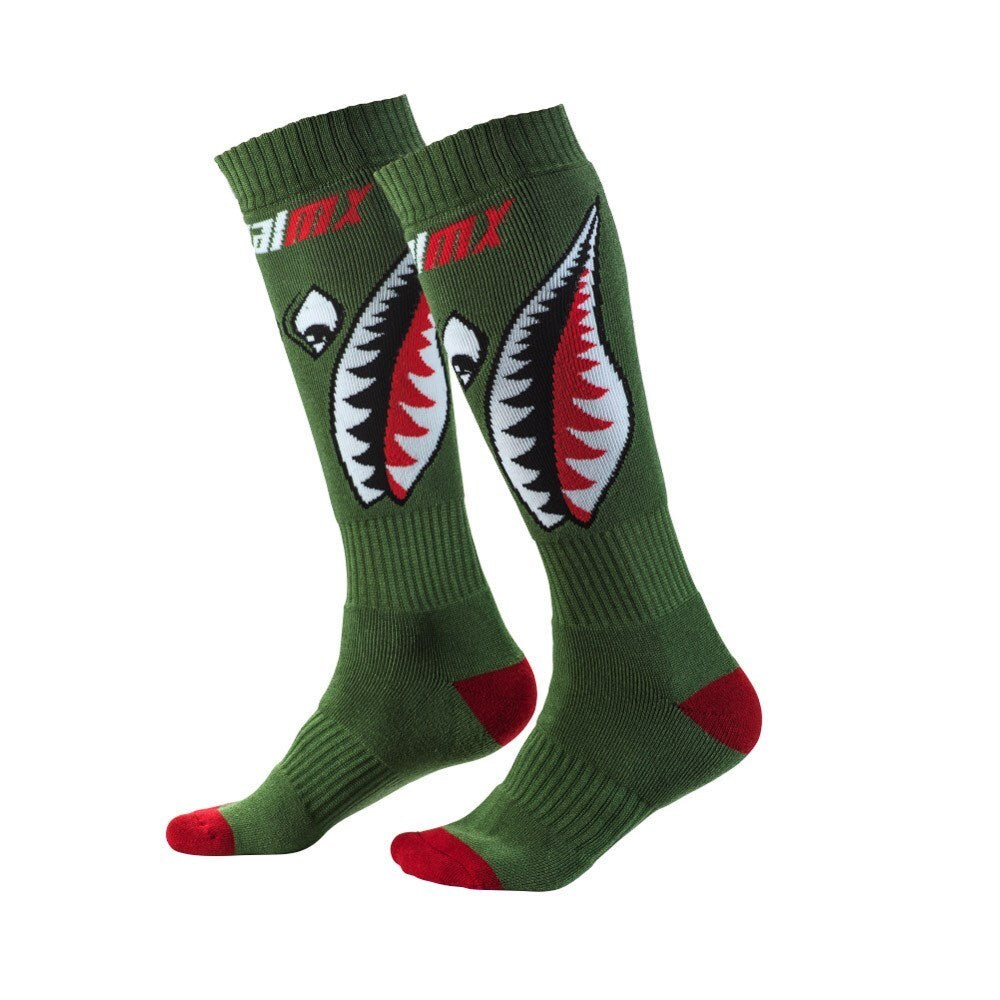 Oneal 2027 Pro MX Bomber Socks - Green