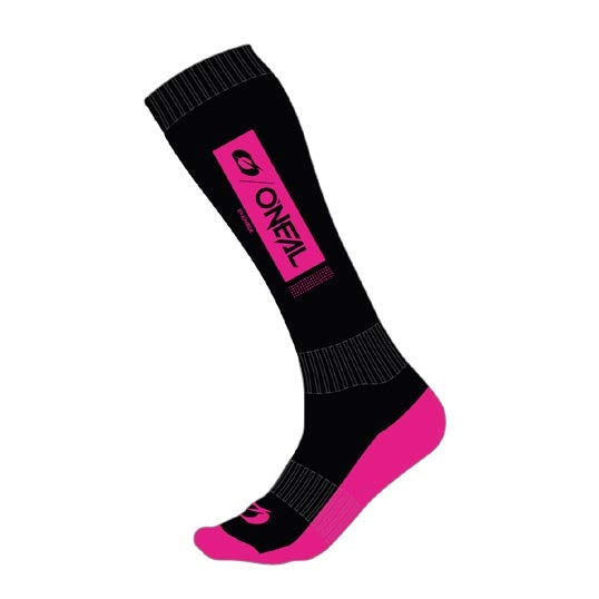 Oneal 2027 Pro MX Racewear Socks - Black/Pink