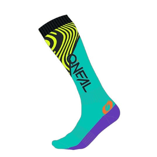 Oneal 2027 Pro MX Youth Nova Socks - Neon Yellow