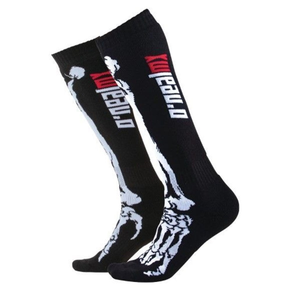 Oneal 2027 Pro MX Youth Xray Socks - Black/White